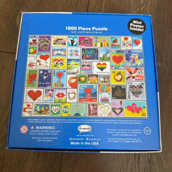 1000 Piece Puzzle Love Letters - Picture 3 of 4